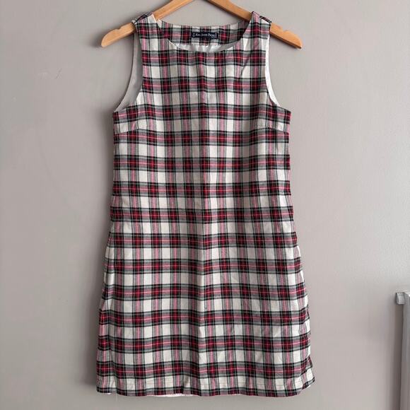 Kiel James Patrick Dresses & Skirts - Kiel James Patrick Sleeveless Plaid Deck The Halls Shift Dress Extra Small XS